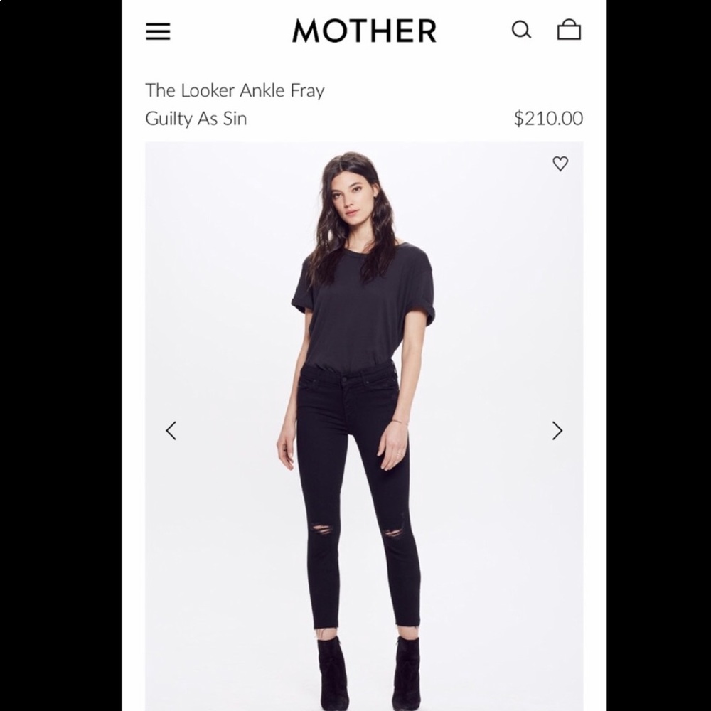 MOTHER The Looker Ankle Fray